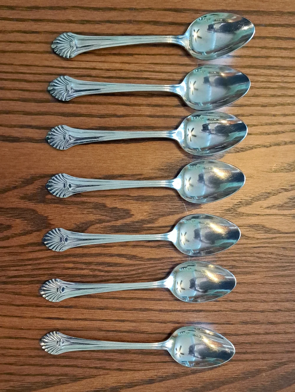Reed and Barton Seafare Stainless Flatware - Glossy Silver Finish